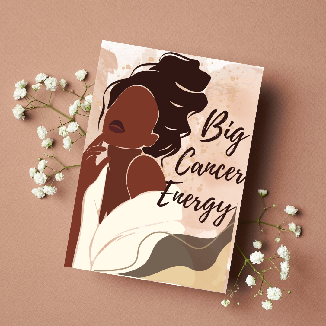 Big Cancer Energy Zodiac Card