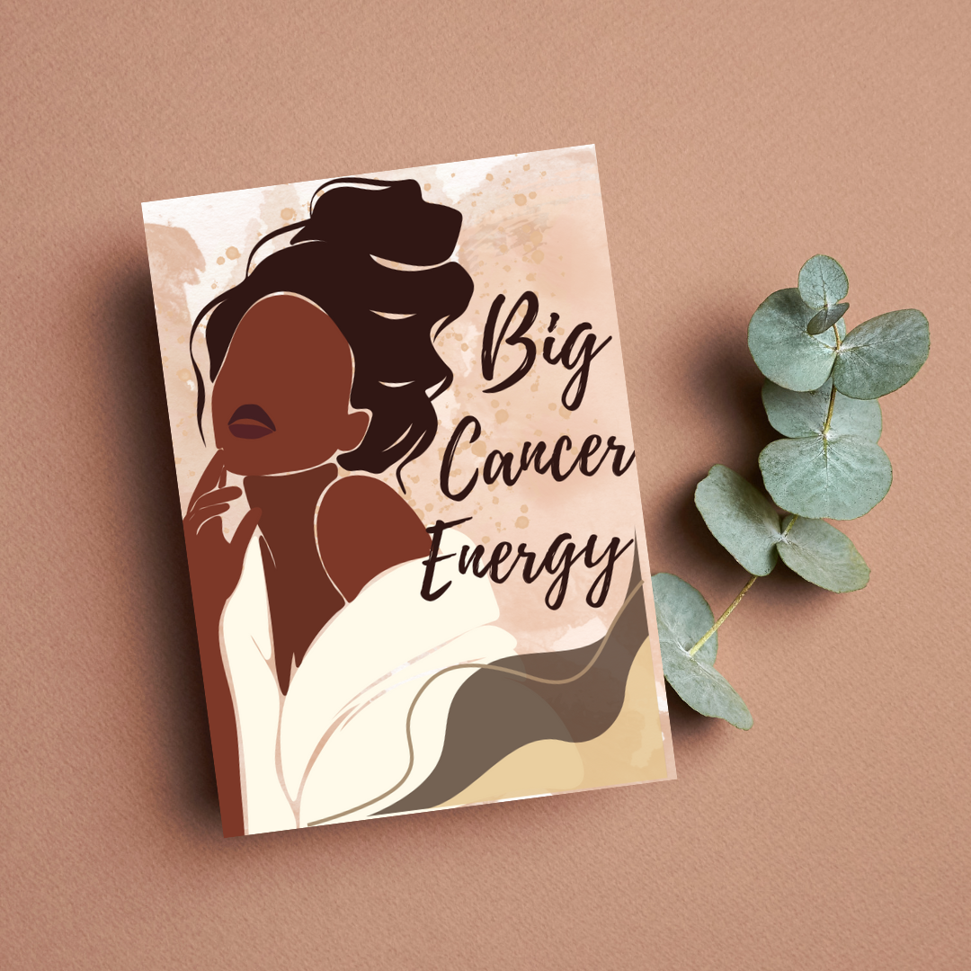 Big Cancer Energy Zodiac Card