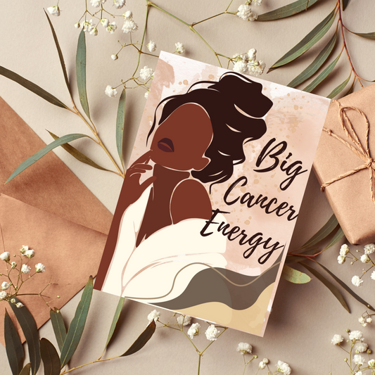Big Cancer Energy Zodiac Card