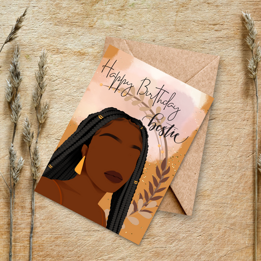 Birthday Best African American Birthday Card