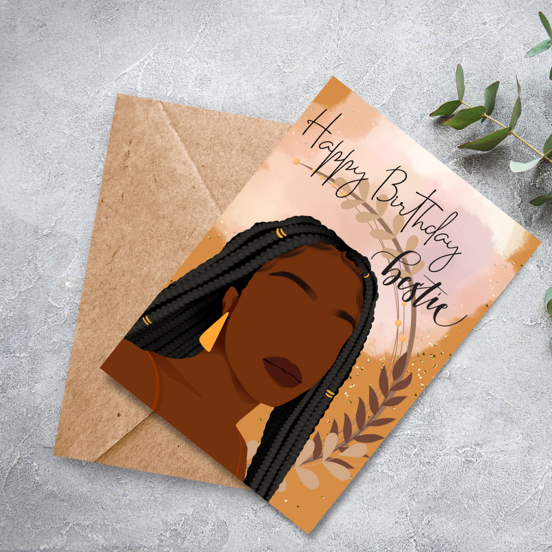Birthday Best African American Birthday Card
