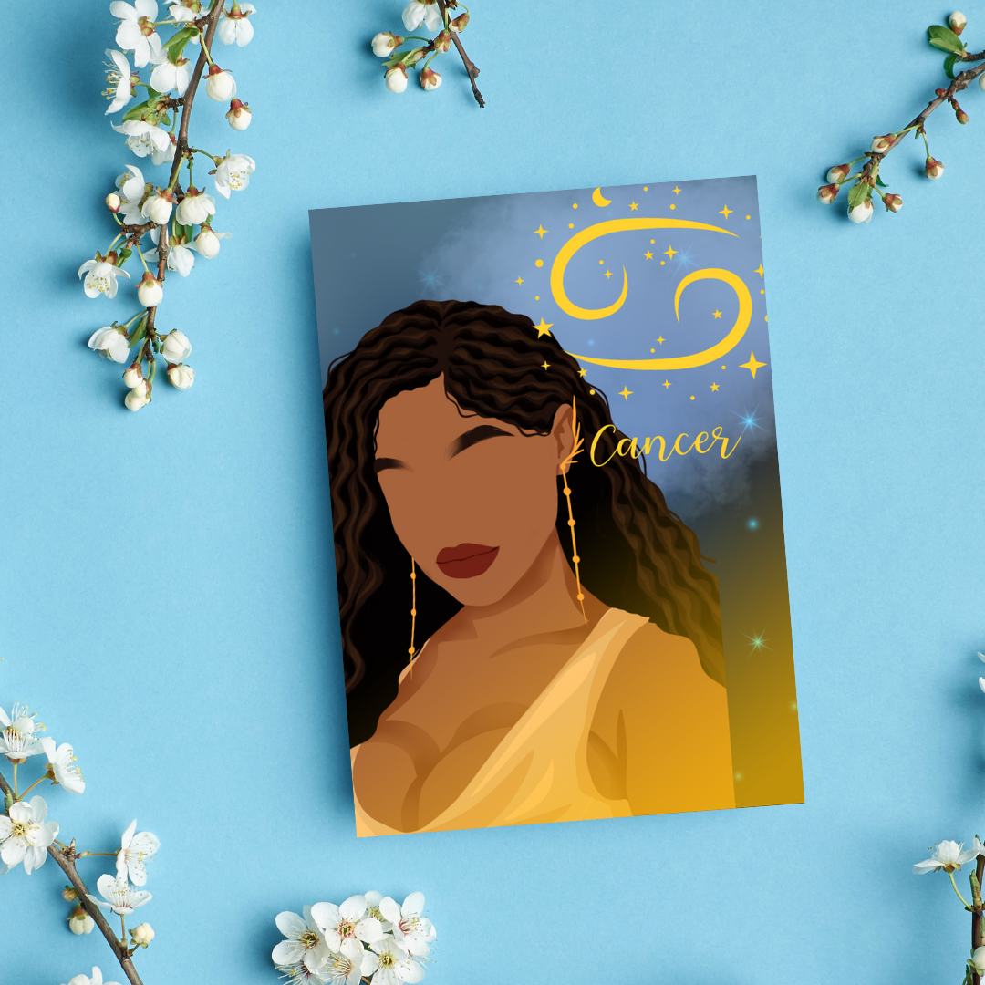 Cancer Sky Zodiac Card