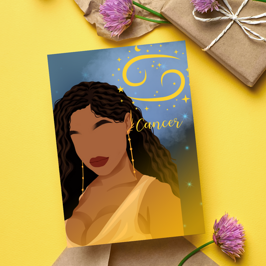 Cancer Sky Zodiac Card