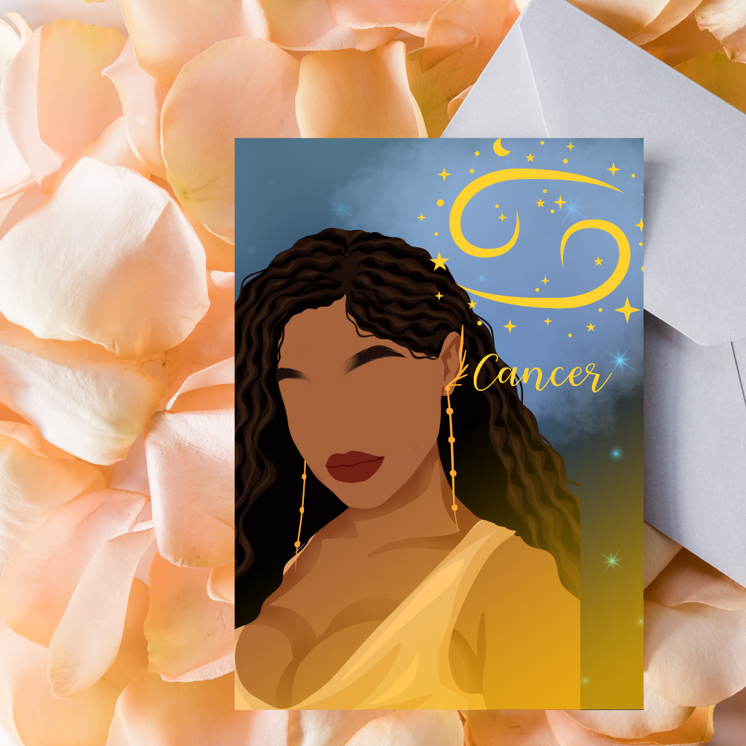 Cancer Sky Zodiac Card