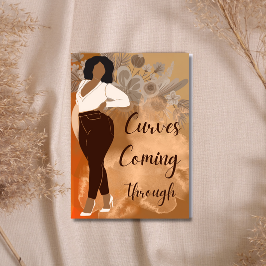 Curvy Girl African American Greeting Card