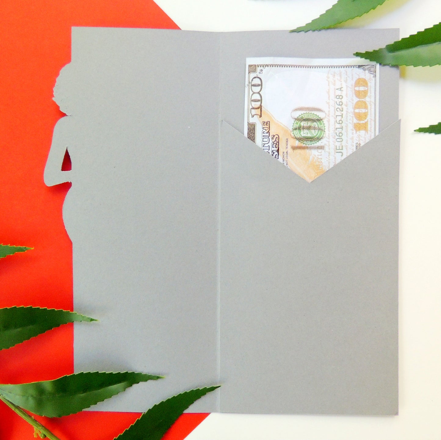 Black Woman Money Holder Birthday Card