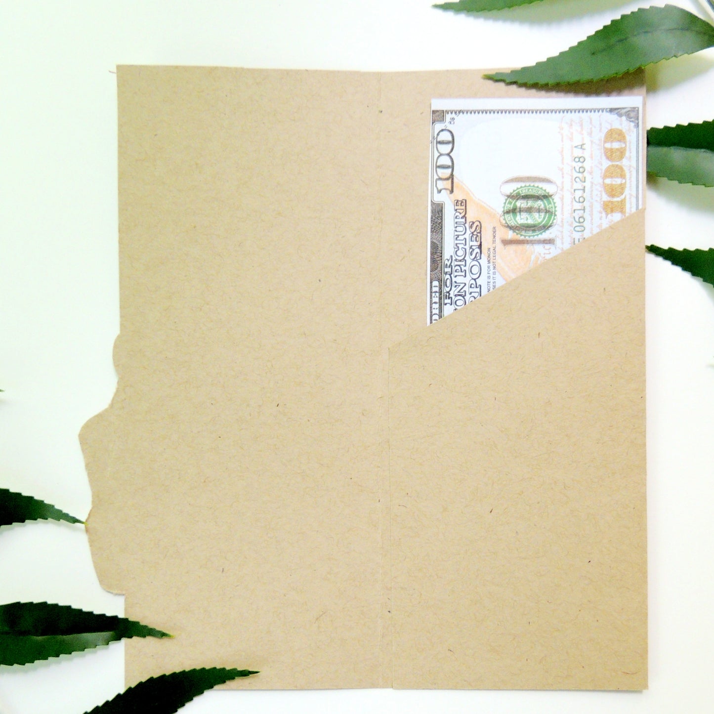 Neutral Black Woman Money Holder Greeting Card