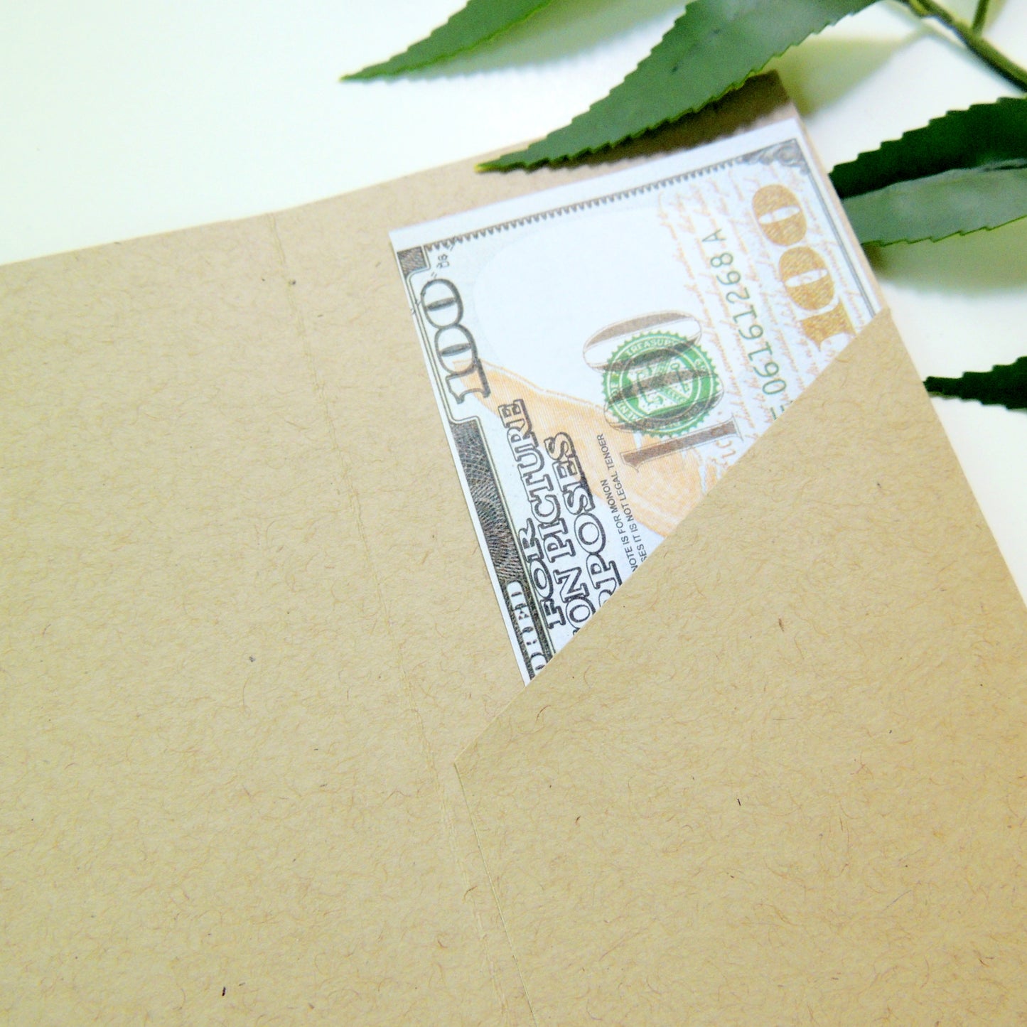 Neutral Black Woman Money Holder Greeting Card