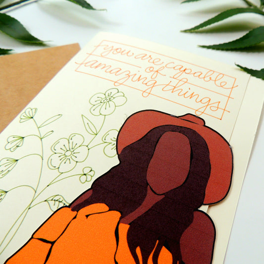 Amazing Things African American Greeting Card