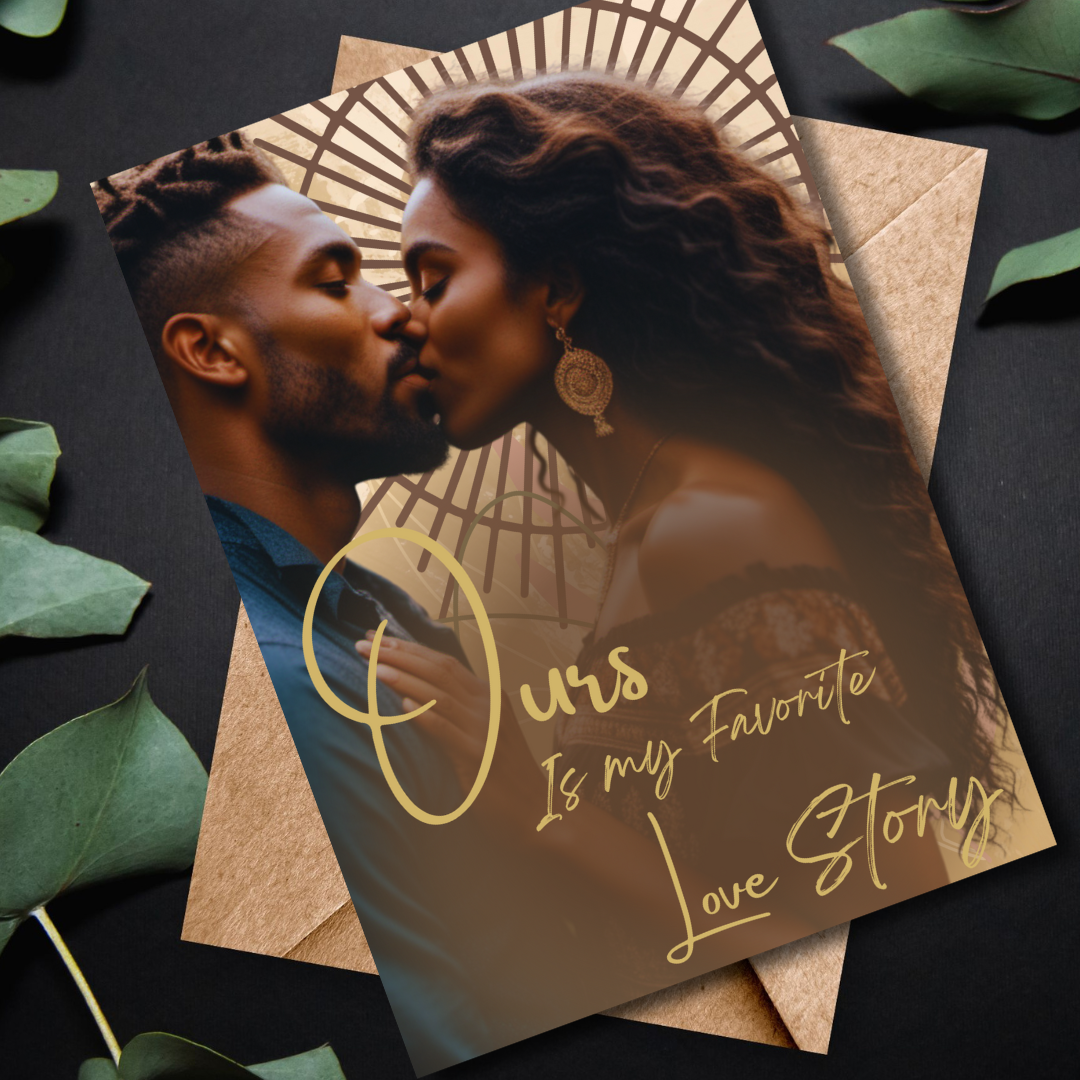 Favorite Love Story African American Greeting Card
