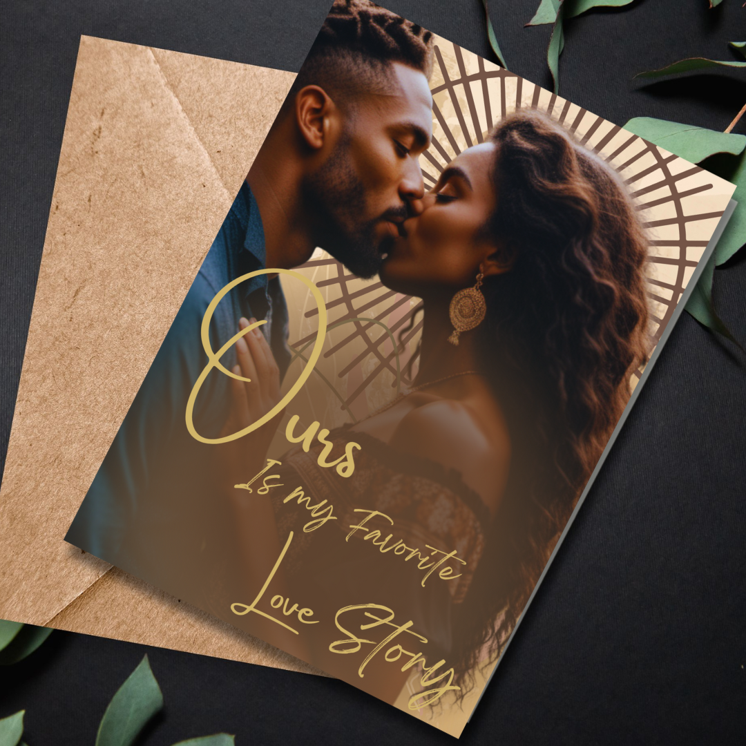Favorite Love Story African American Greeting Card