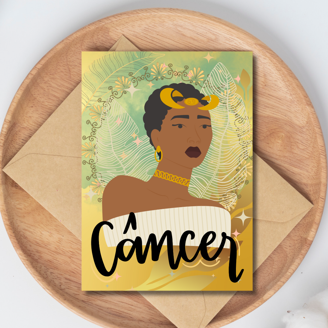 Goddess Cancer Zodiac Card