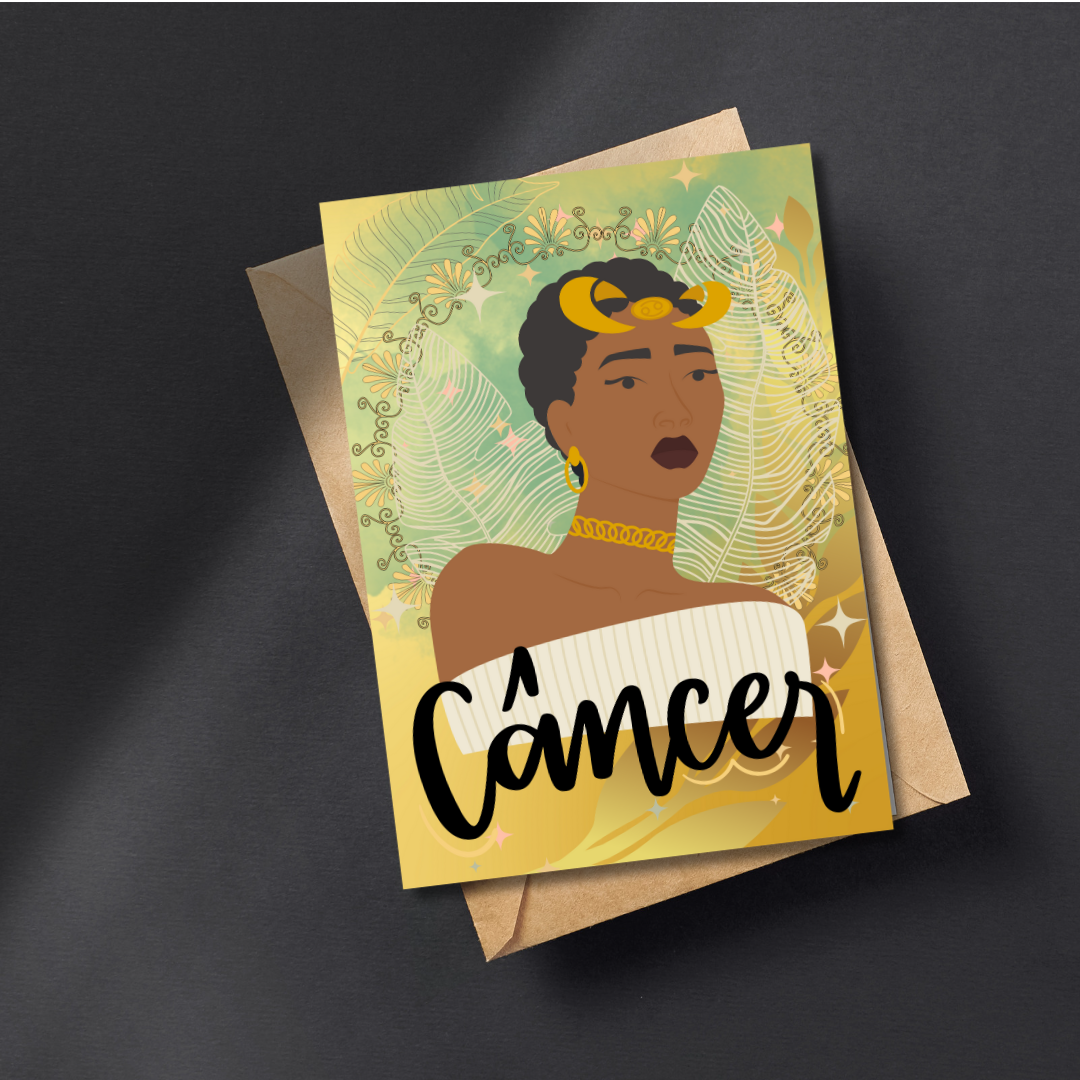 Goddess Cancer Zodiac Card