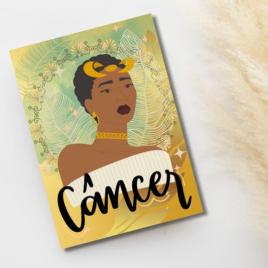 Goddess Cancer Zodiac Card