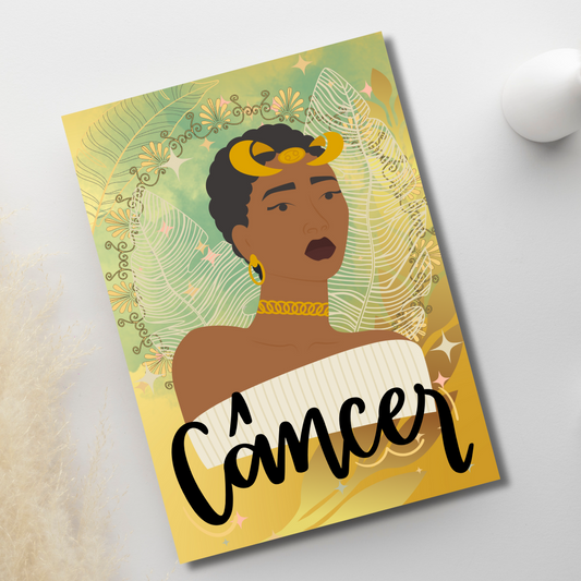 Goddess Cancer Zodiac Card