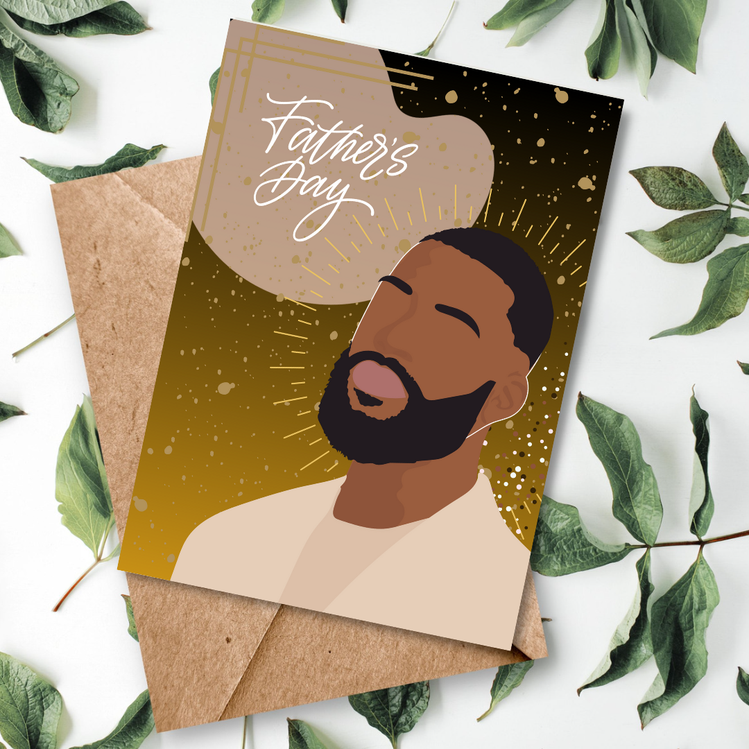 Black Man Father's Day Card