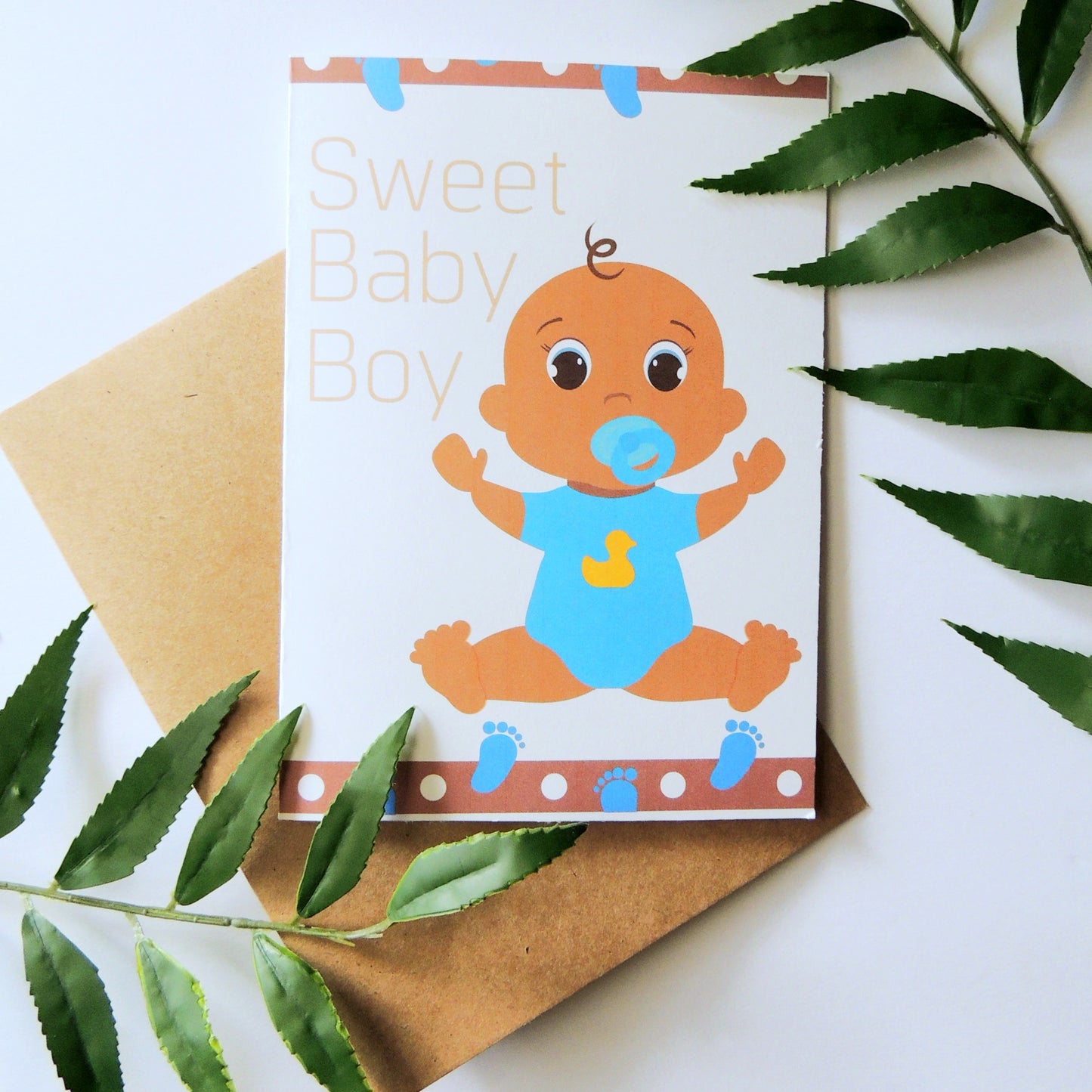 Baby Boy Shower Card