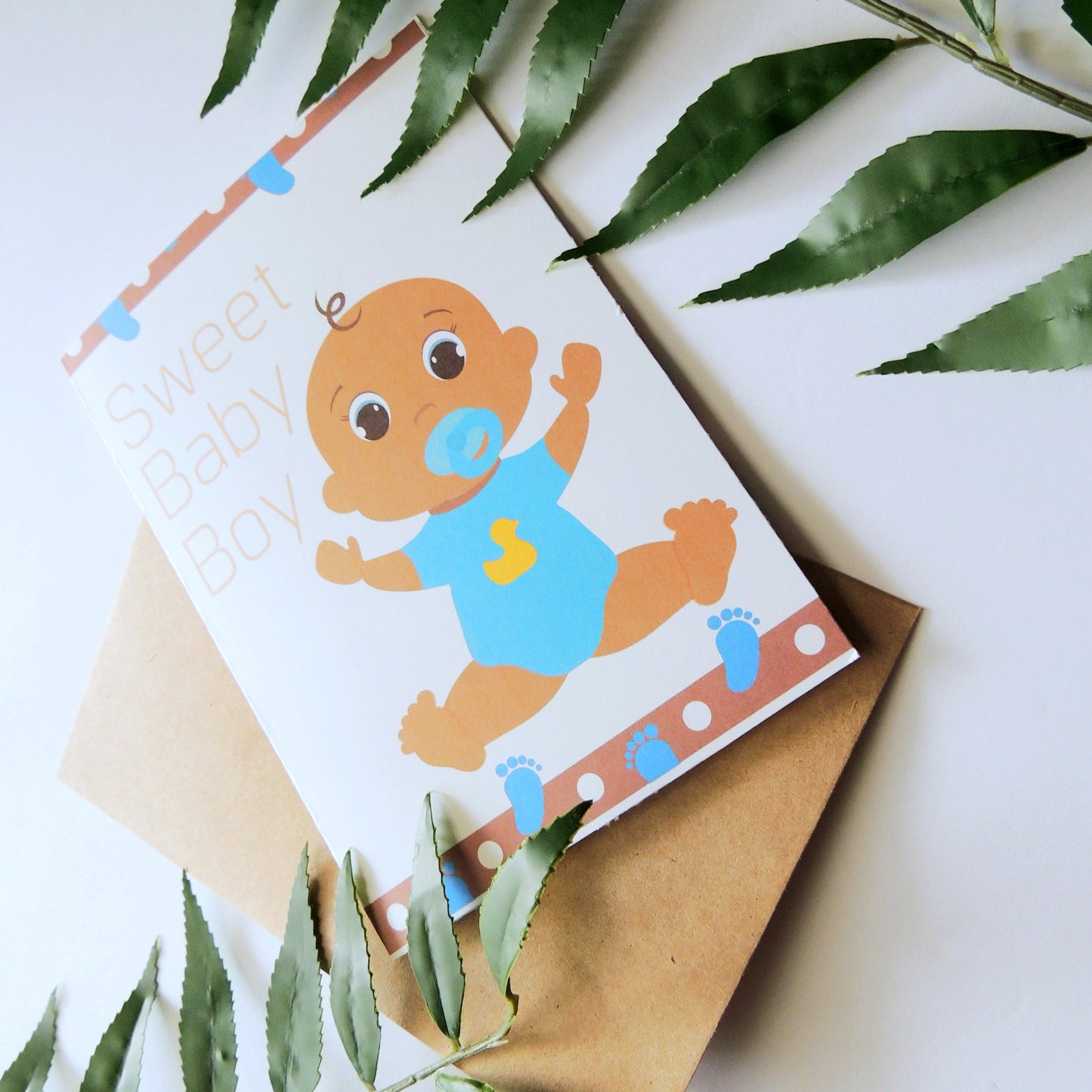 Baby Boy Shower Card