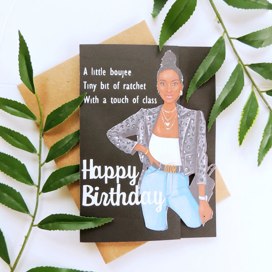 Boujee Birthday Card