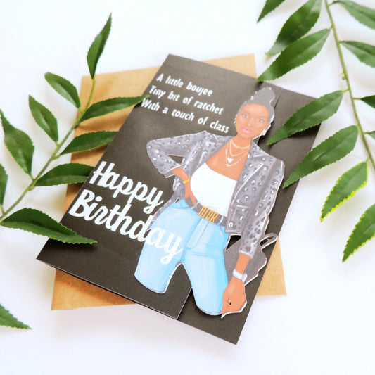 Boujee Birthday Card