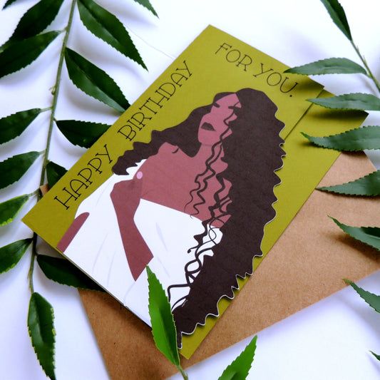 Self Care Birthday Card