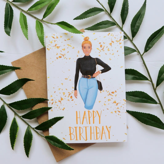 Bad & Boujee Birthday Card