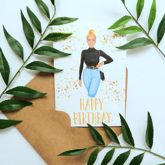 Bad & Boujee Birthday Card