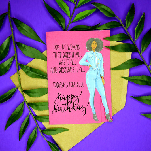 All For You Birthday Card