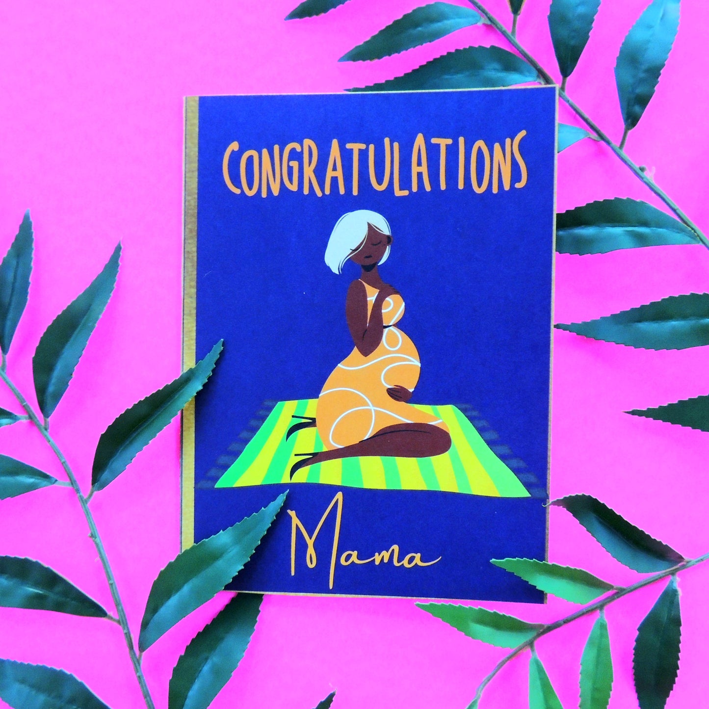 African American Baby Shower Card