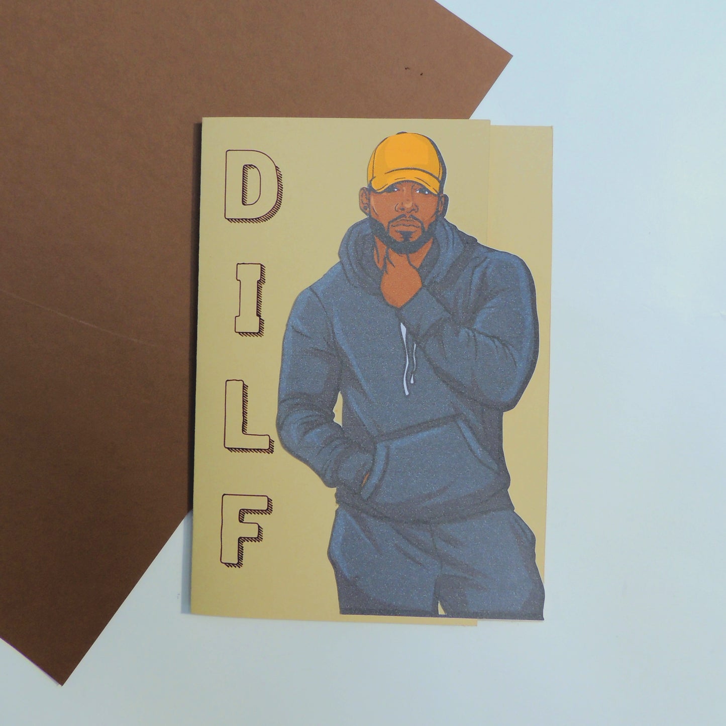 DILF African American Fathers Day Card