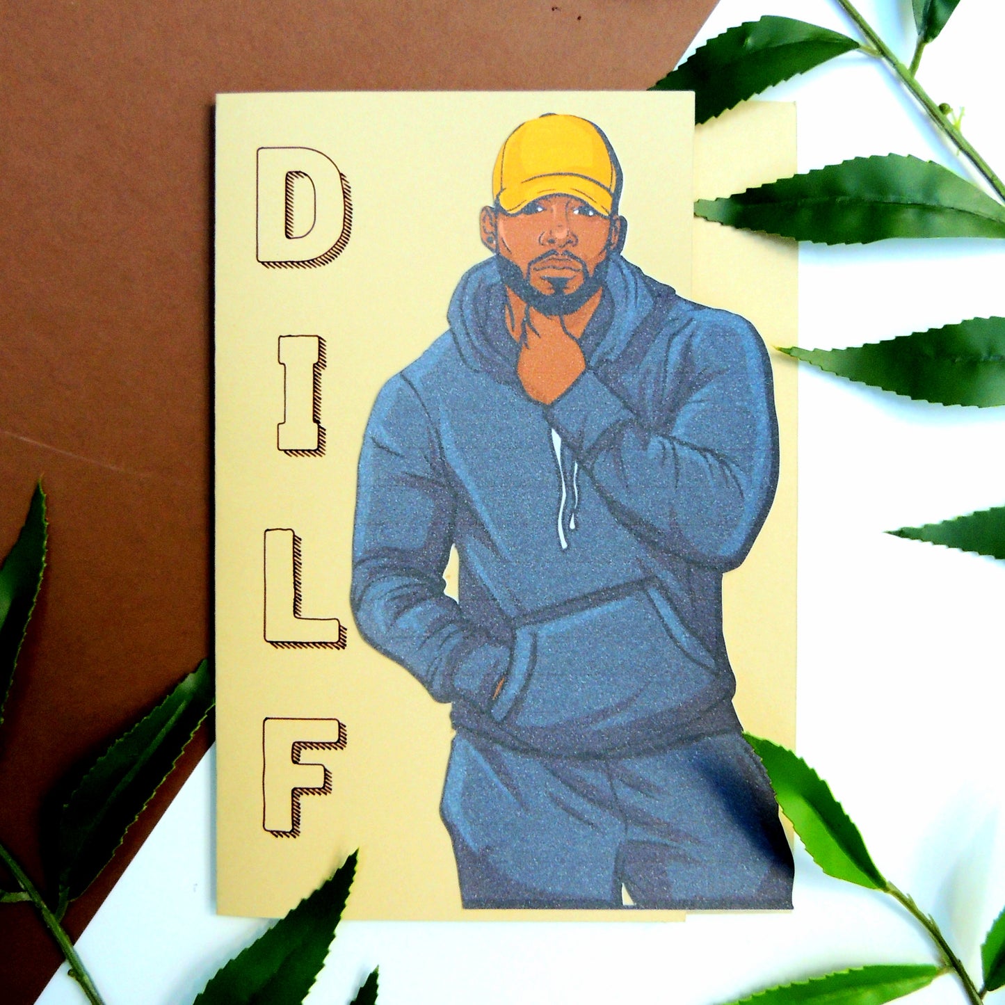 DILF African American Fathers Day Card