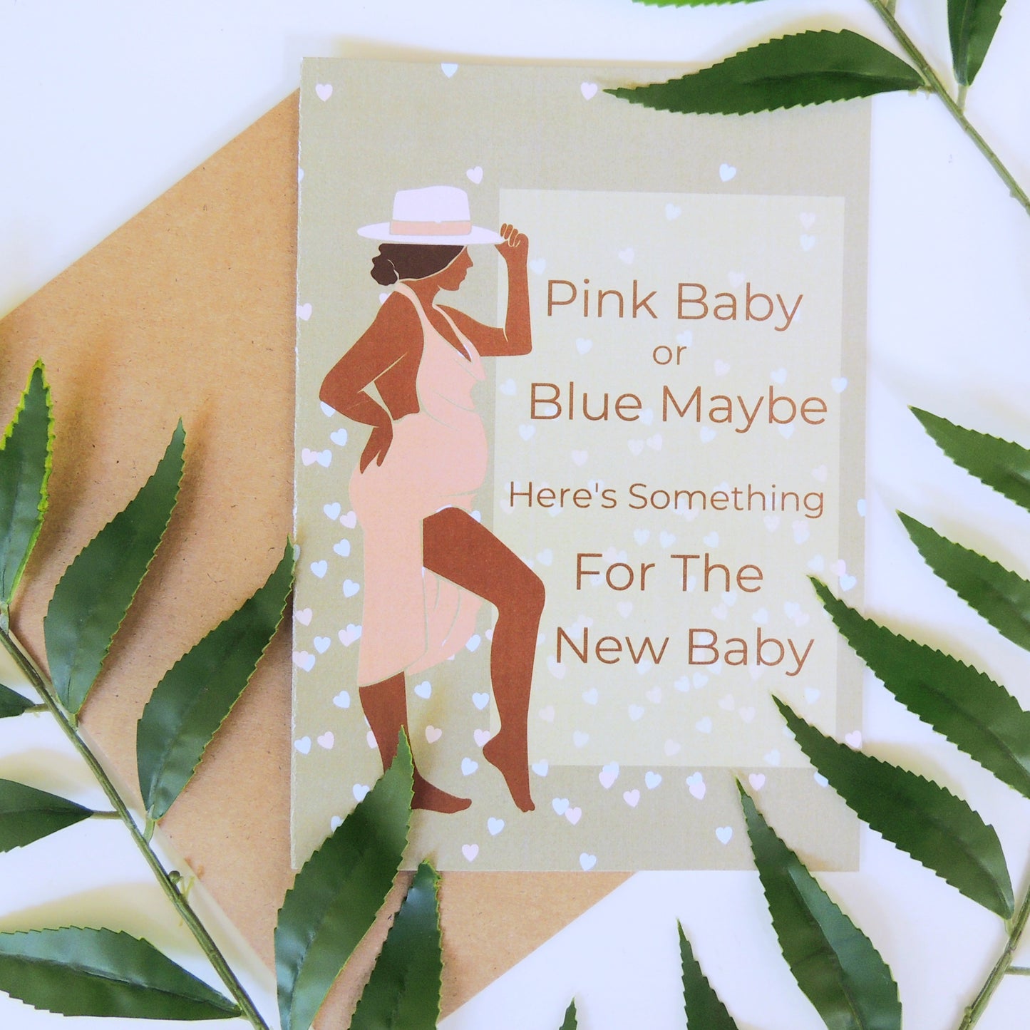Gender Reveal Baby Shower & Maternity Card