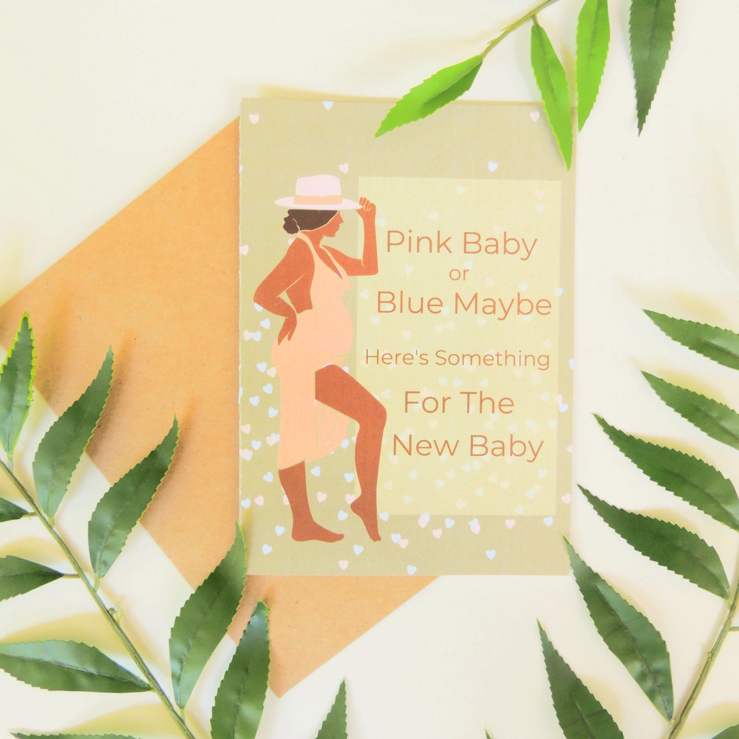 Gender Reveal Baby Shower & Maternity Card
