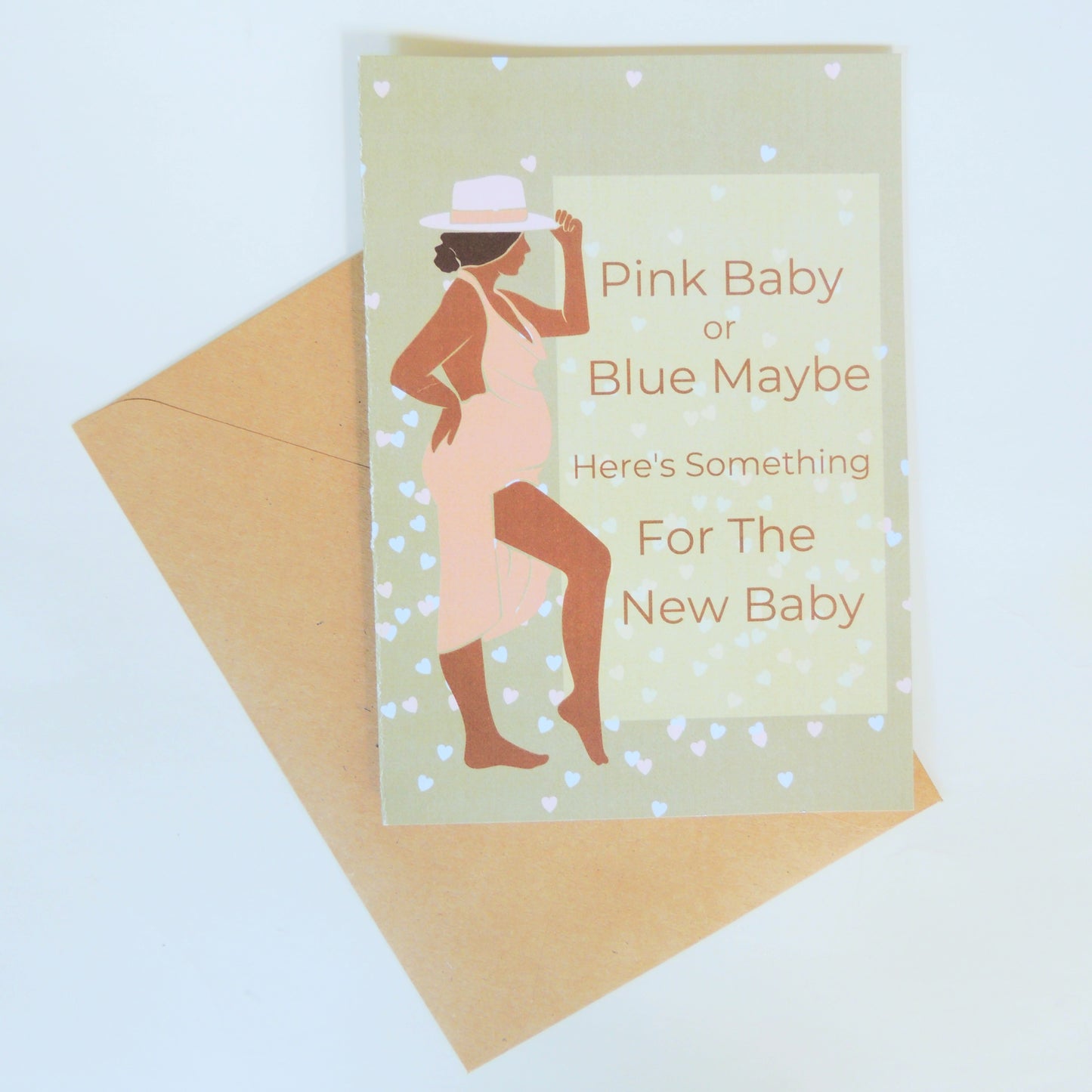 Gender Reveal Baby Shower & Maternity Card