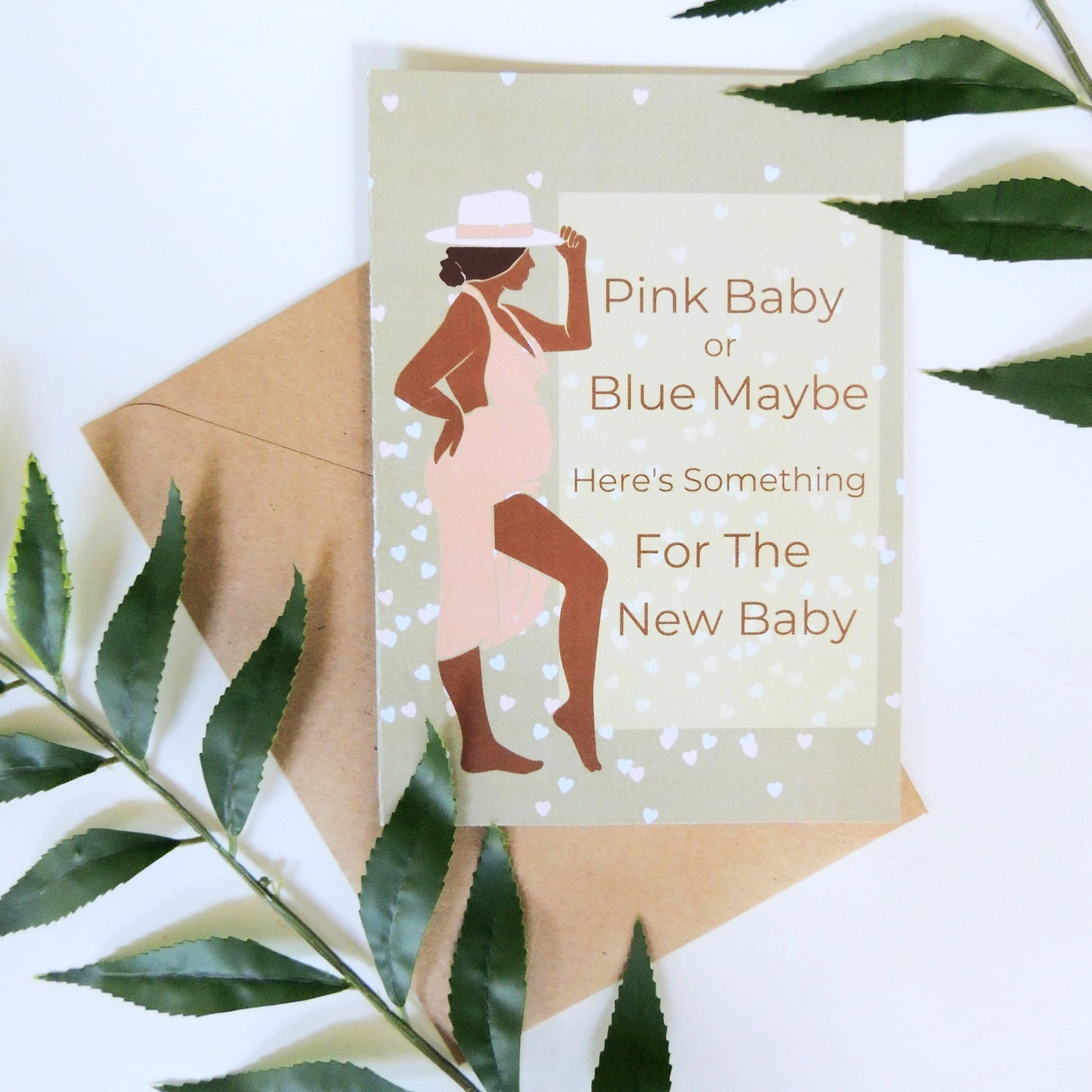Gender Reveal Baby Shower & Maternity Card