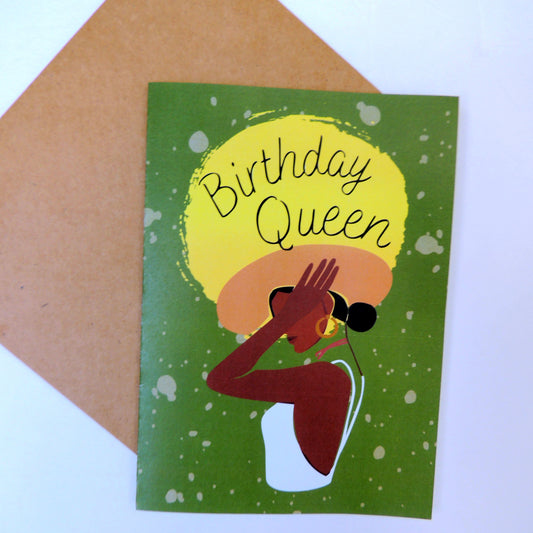 Birthday Queen Birthday Card
