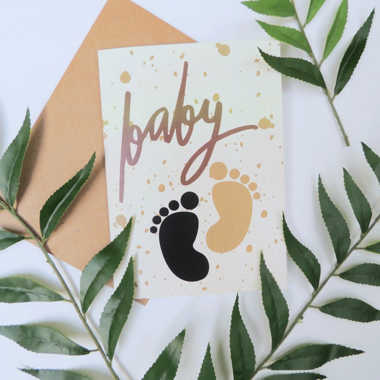 Neutral Baby Shower Card