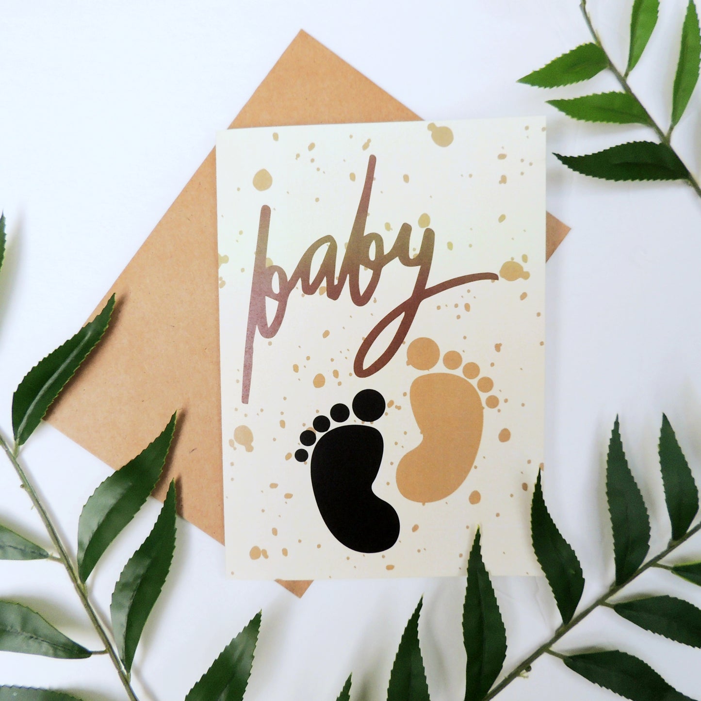 Neutral Baby Shower Card