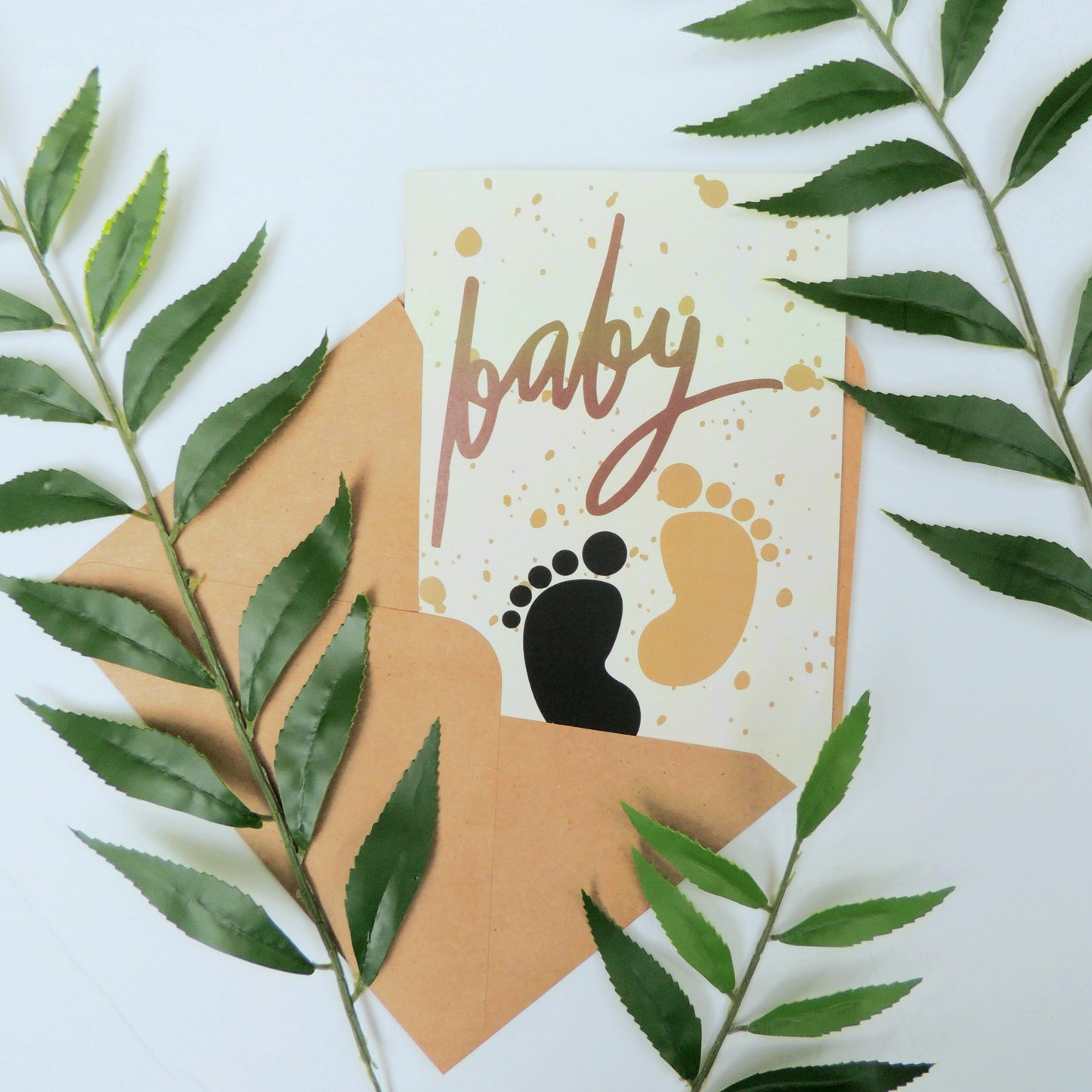 Neutral Baby Shower Card