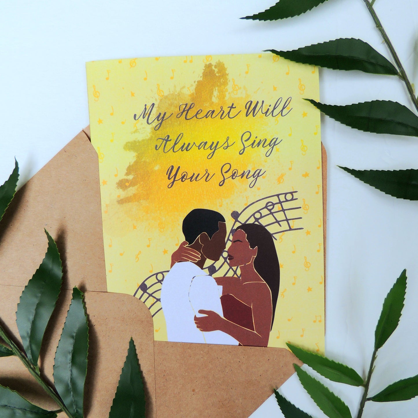 Song Birds Anniversary Greeting Card
