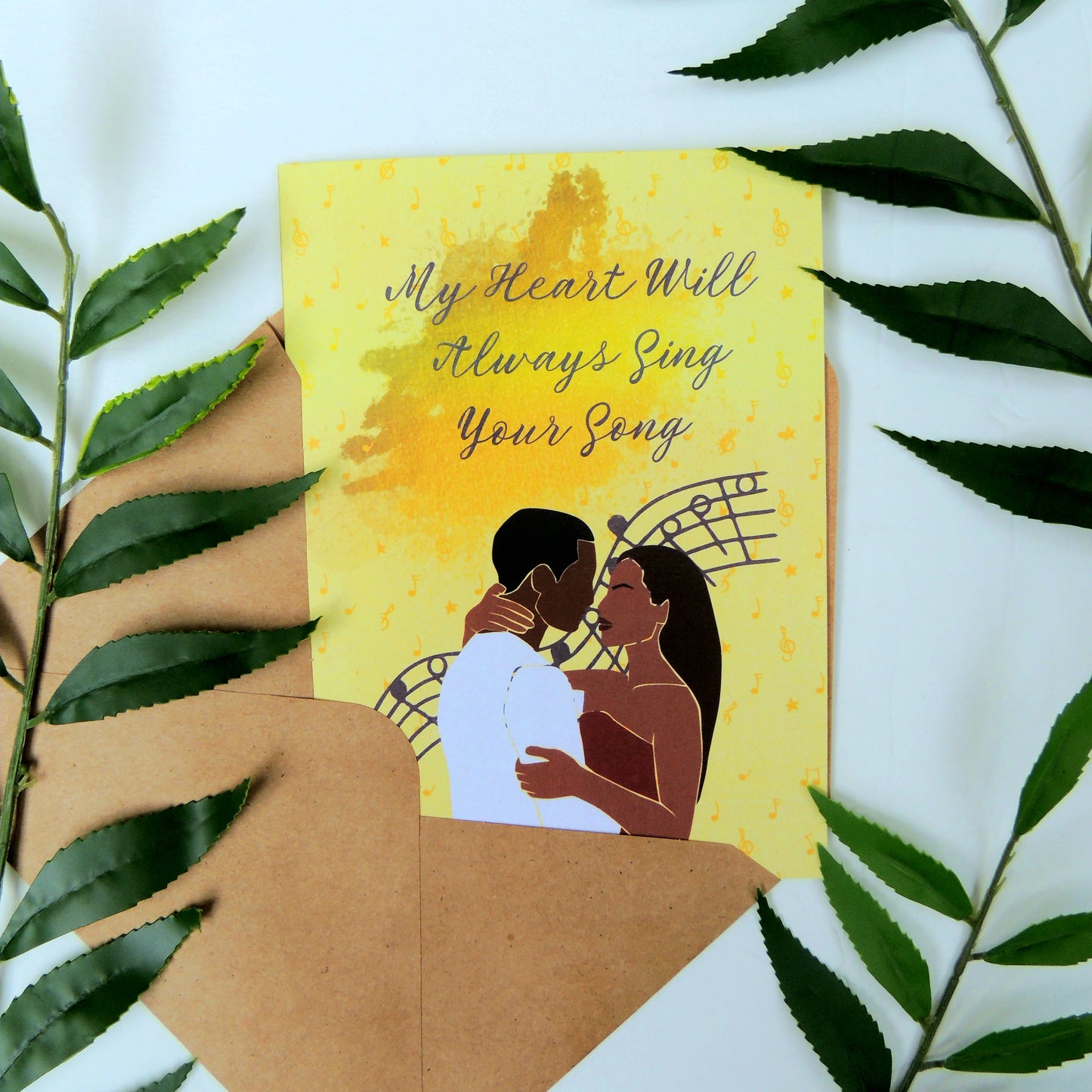 Song Birds Anniversary Greeting Card