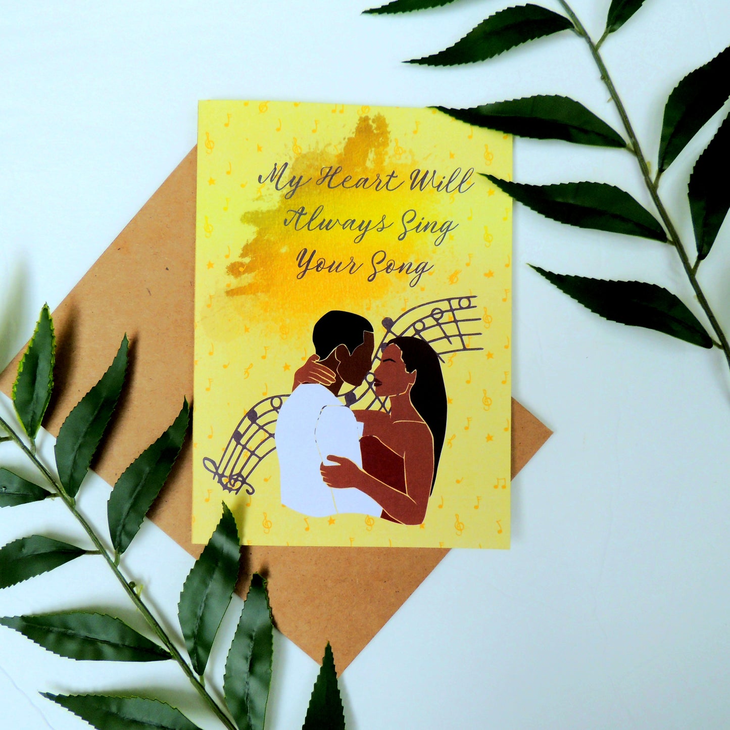 Song Birds Anniversary Greeting Card