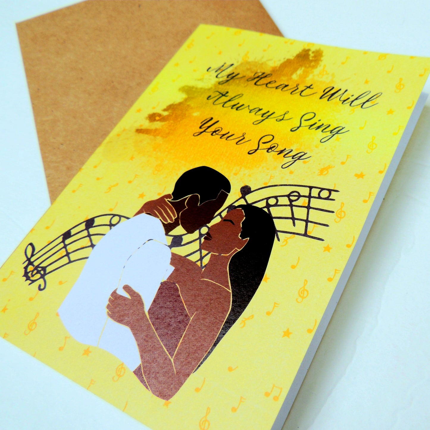 Song Birds Anniversary Greeting Card