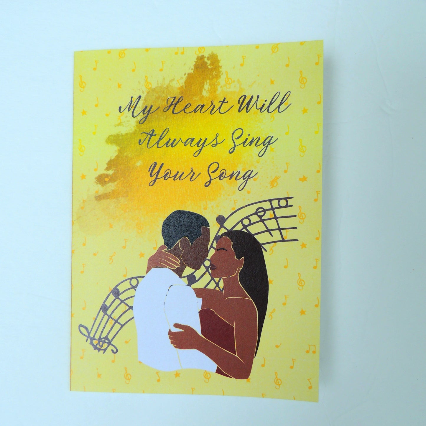Song Birds Anniversary Greeting Card