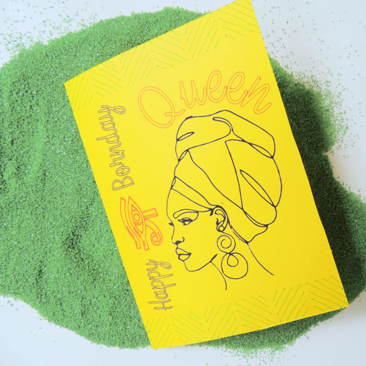 Afrocentric Birthday Card