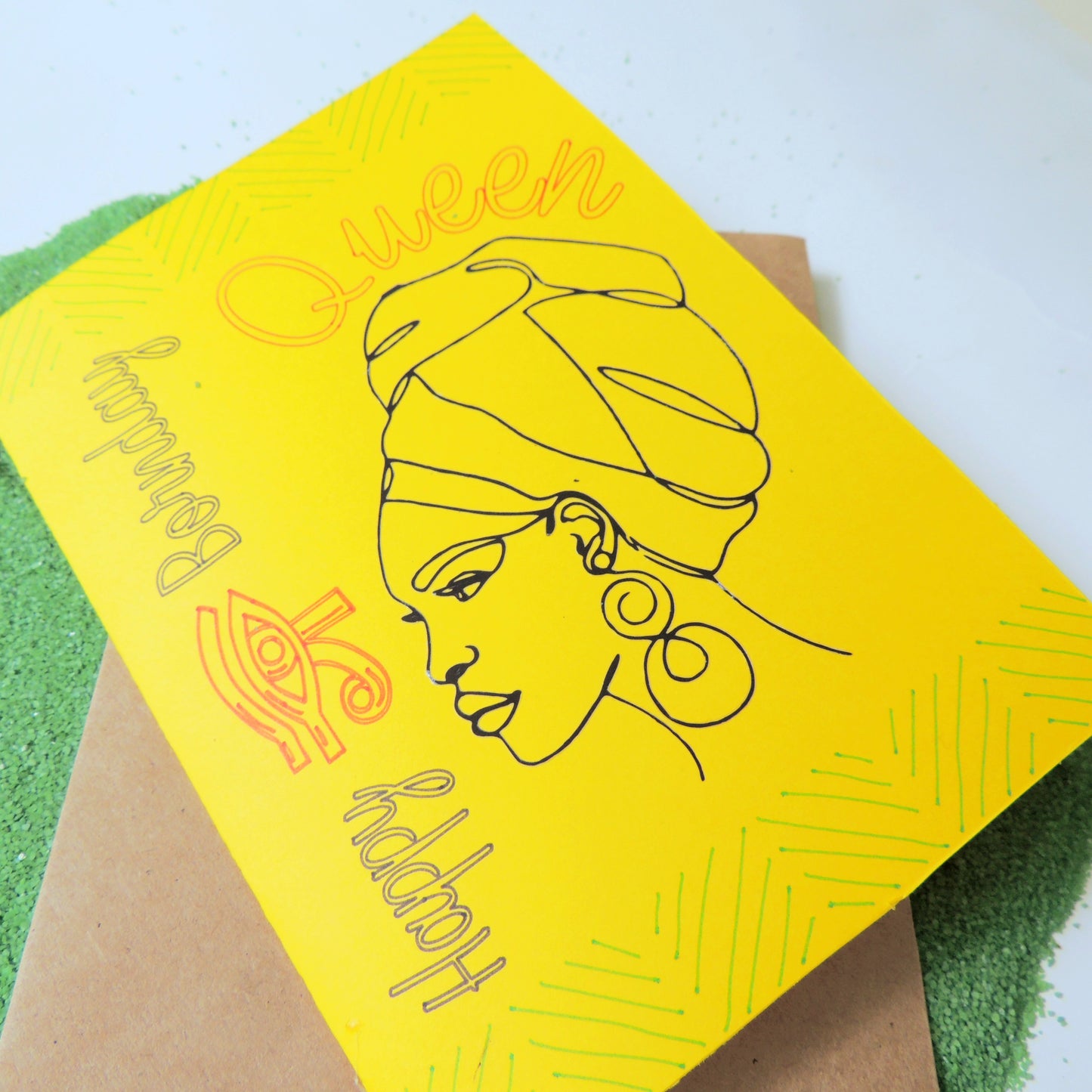 Afrocentric Birthday Card