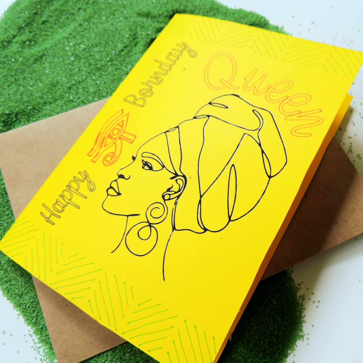 Afrocentric Birthday Card