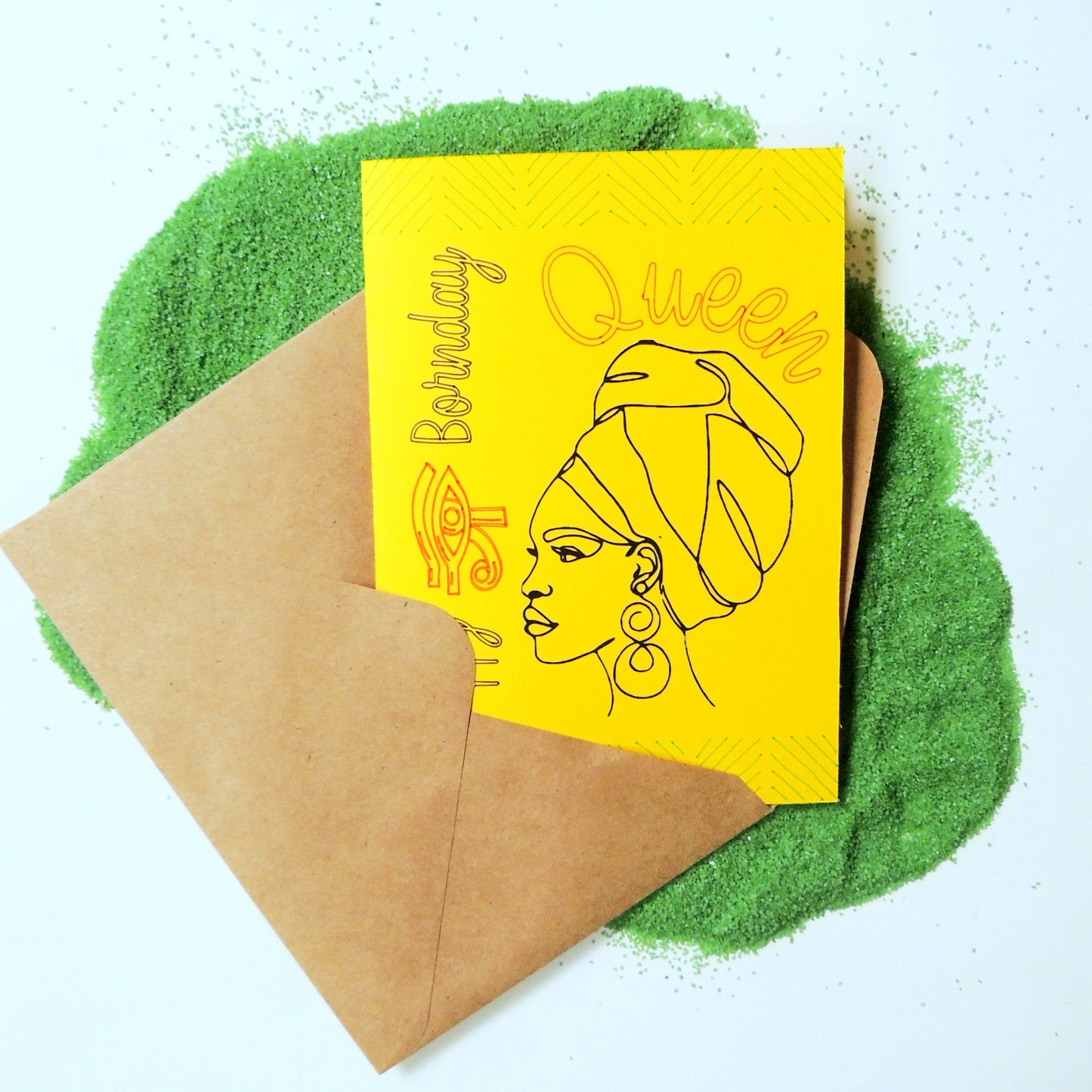 Afrocentric Birthday Card
