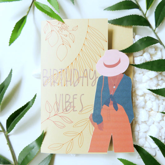 Birthday Vibes Greeting Card