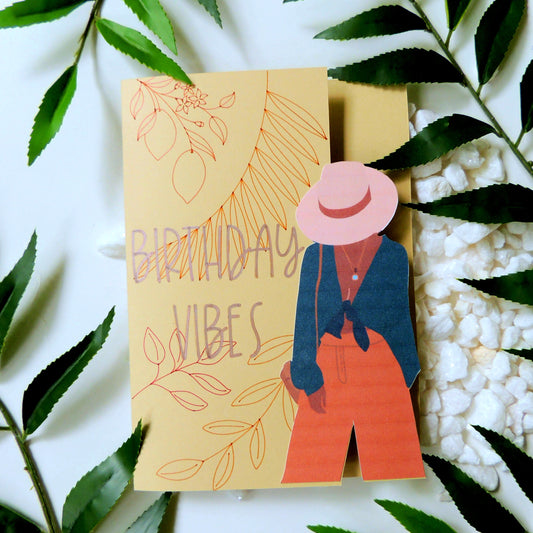 Birthday Vibes Greeting Card